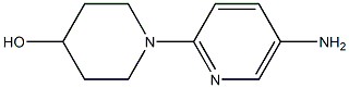 1-(5-aminopyridin-2-yl)piperidin-4-ol 化学構造式