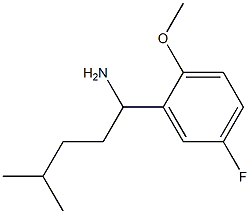 1-(5-fluoro-2-methoxyphenyl)-4-methylpentan-1-amine|