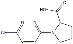 1-(6-chloropyridazin-3-yl)pyrrolidine-2-carboxylic acid Structure