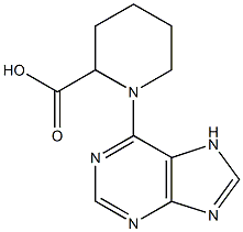 1-(7H-purin-6-yl)piperidine-2-carboxylic acid|