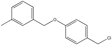 1-(chloromethyl)-4-[(3-methylphenyl)methoxy]benzene