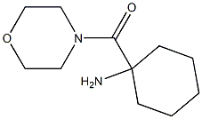 1-(morpholin-4-ylcarbonyl)cyclohexanamine 化学構造式