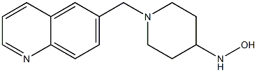 1-(quinolin-6-ylmethyl)piperidine-4-hydroxylamine Structure