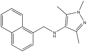 1,3,5-trimethyl-N-(naphthalen-1-ylmethyl)-1H-pyrazol-4-amine