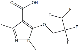 1,3-dimethyl-5-(2,2,3,3-tetrafluoropropoxy)-1H-pyrazole-4-carboxylic acid