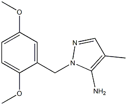 1-[(2,5-dimethoxyphenyl)methyl]-4-methyl-1H-pyrazol-5-amine