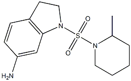1-[(2-methylpiperidine-1-)sulfonyl]-2,3-dihydro-1H-indol-6-amine Struktur