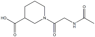 1-[(acetylamino)acetyl]piperidine-3-carboxylic acid