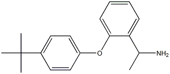1-[2-(4-tert-butylphenoxy)phenyl]ethan-1-amine Struktur