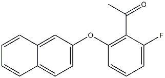 1-[2-fluoro-6-(naphthalen-2-yloxy)phenyl]ethan-1-one