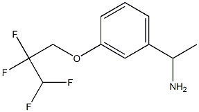 1-[3-(2,2,3,3-tetrafluoropropoxy)phenyl]ethan-1-amine Struktur