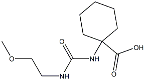 1-{[(2-methoxyethyl)carbamoyl]amino}cyclohexane-1-carboxylic acid