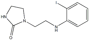 1-{2-[(2-iodophenyl)amino]ethyl}imidazolidin-2-one Struktur