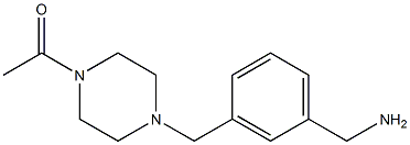 1-{3-[(4-acetylpiperazin-1-yl)methyl]phenyl}methanamine