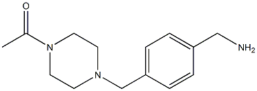 1-{4-[(4-acetylpiperazin-1-yl)methyl]phenyl}methanamine