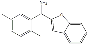 1-benzofuran-2-yl(2,5-dimethylphenyl)methanamine Structure