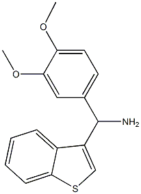 1-benzothiophen-3-yl(3,4-dimethoxyphenyl)methanamine