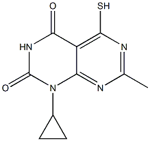 1-cyclopropyl-5-mercapto-7-methylpyrimido[4,5-d]pyrimidine-2,4(1H,3H)-dione