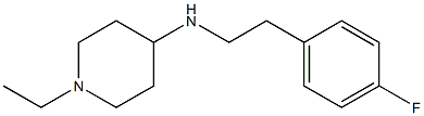 1-ethyl-N-[2-(4-fluorophenyl)ethyl]piperidin-4-amine Structure