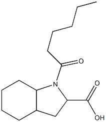 1-hexanoyl-octahydro-1H-indole-2-carboxylic acid|