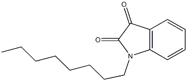 1-octyl-2,3-dihydro-1H-indole-2,3-dione Structure