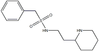 1-phenyl-N-(2-piperidin-2-ylethyl)methanesulfonamide Struktur