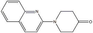1-quinolin-2-ylpiperidin-4-one Structure