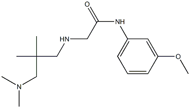 2-({2-[(dimethylamino)methyl]-2-methylpropyl}amino)-N-(3-methoxyphenyl)acetamide