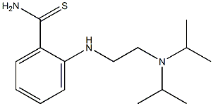 2-({2-[bis(propan-2-yl)amino]ethyl}amino)benzene-1-carbothioamide Structure