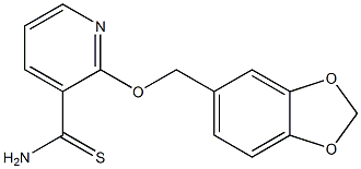 2-(1,3-benzodioxol-5-ylmethoxy)pyridine-3-carbothioamide