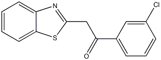 2-(1,3-benzothiazol-2-yl)-1-(3-chlorophenyl)ethan-1-one