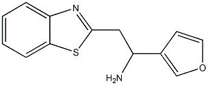 2-(1,3-benzothiazol-2-yl)-1-(furan-3-yl)ethan-1-amine