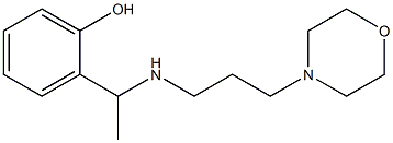 2-(1-{[3-(morpholin-4-yl)propyl]amino}ethyl)phenol|