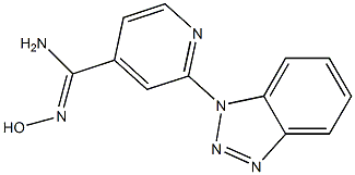 2-(1H-1,2,3-benzotriazol-1-yl)-N'-hydroxypyridine-4-carboximidamide