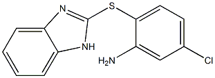 2-(1H-1,3-benzodiazol-2-ylsulfanyl)-5-chloroaniline|