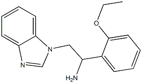 2-(1H-benzimidazol-1-yl)-1-(2-ethoxyphenyl)ethanamine Struktur