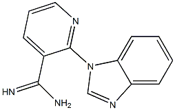 2-(1H-benzimidazol-1-yl)pyridine-3-carboximidamide