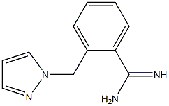 2-(1H-pyrazol-1-ylmethyl)benzenecarboximidamide Structure