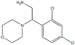 2-(2,4-dichlorophenyl)-2-morpholin-4-ylethanamine Structure