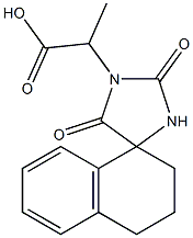 2-(2,5-dioxo-3',4'-dihydro-1H,2'H-spiro[imidazolidine-4,1'-naphthalen]-1-yl)propanoic acid