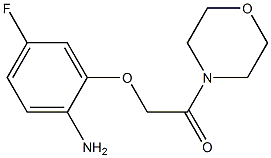 2-(2-amino-5-fluorophenoxy)-1-(morpholin-4-yl)ethan-1-one Structure
