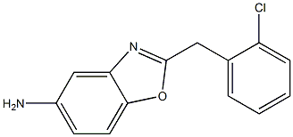 2-(2-chlorobenzyl)-1,3-benzoxazol-5-amine Struktur