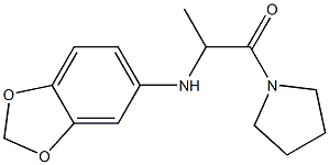 2-(2H-1,3-benzodioxol-5-ylamino)-1-(pyrrolidin-1-yl)propan-1-one