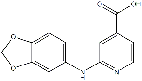 2-(2H-1,3-benzodioxol-5-ylamino)pyridine-4-carboxylic acid