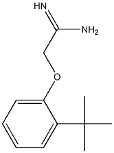 2-(2-tert-butylphenoxy)ethanimidamide Structure