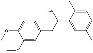 2-(3,4-dimethoxyphenyl)-1-(2,5-dimethylphenyl)ethan-1-amine