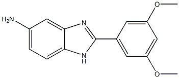 2-(3,5-dimethoxyphenyl)-1H-benzimidazol-5-amine Structure