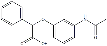 2-(3-acetamidophenoxy)-2-phenylacetic acid