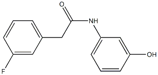2-(3-fluorophenyl)-N-(3-hydroxyphenyl)acetamide