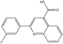 2-(3-fluorophenyl)quinoline-4-carboxylic acid Structure